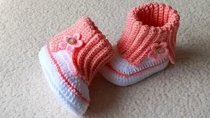 Botinha De Milhões 9Cm Como Fazer Sapatinho De Bebê Crochê Iniciantes