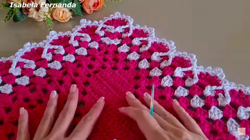 Como Fazer Bico De Crochê Para Tapete Quadrado Passo A Passo Fácil
