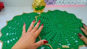 Como Fazer Sousplat De Croche Simples Americano Vanessa Marcondes