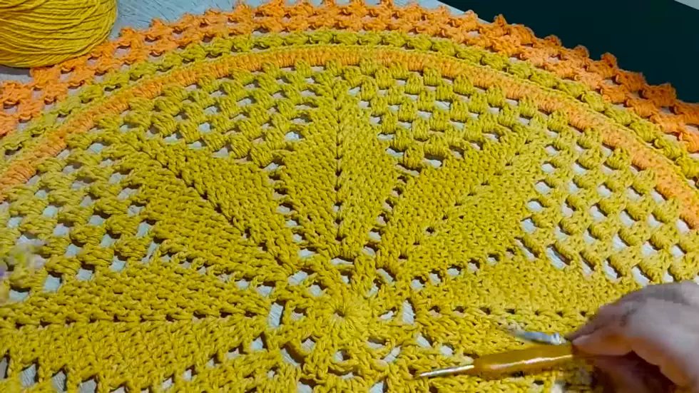 Como Fazer Tapete De Crochê Redondo Simples Passo A Passo Roger Crochê